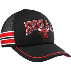 Chicago Bulls '47 Sidebrand Stripes Trucker Adjustable Hat Black