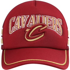 Cleveland Cavaliers '47 Sidebrand Stripes Trucker Adjustable Hat Wine