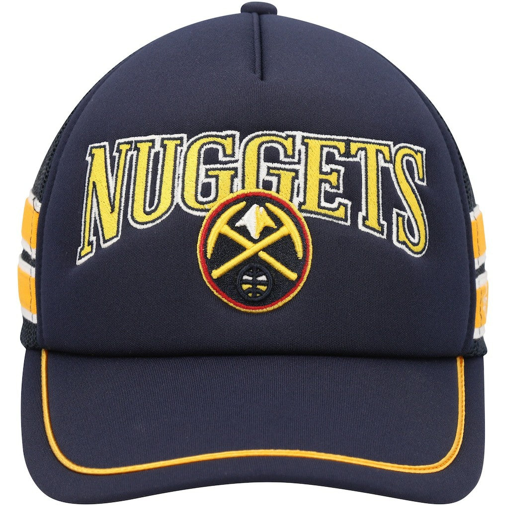Denver Nuggets '47 Sidebrand Stripes Trucker Adjustable Hat Navy