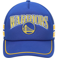 Golden State Warriors '47 Sidebrand Stripes Trucker Adjustable Hat Royal