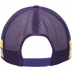 Los Angeles Lakers '47 Sidebrand Stripes Trucker Adjustable Hat Purple