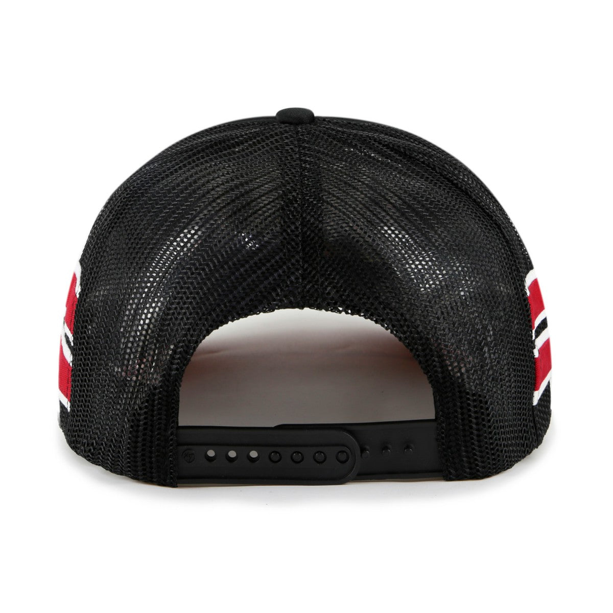 Miami Heat '47 Sidebrand Stripes Trucker Adjustable Hat Black
