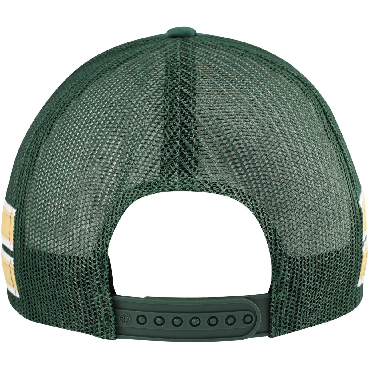 Milwaukee Bucks '47 Sidebrand Stripes Trucker Adjustable Hat Hunter Green