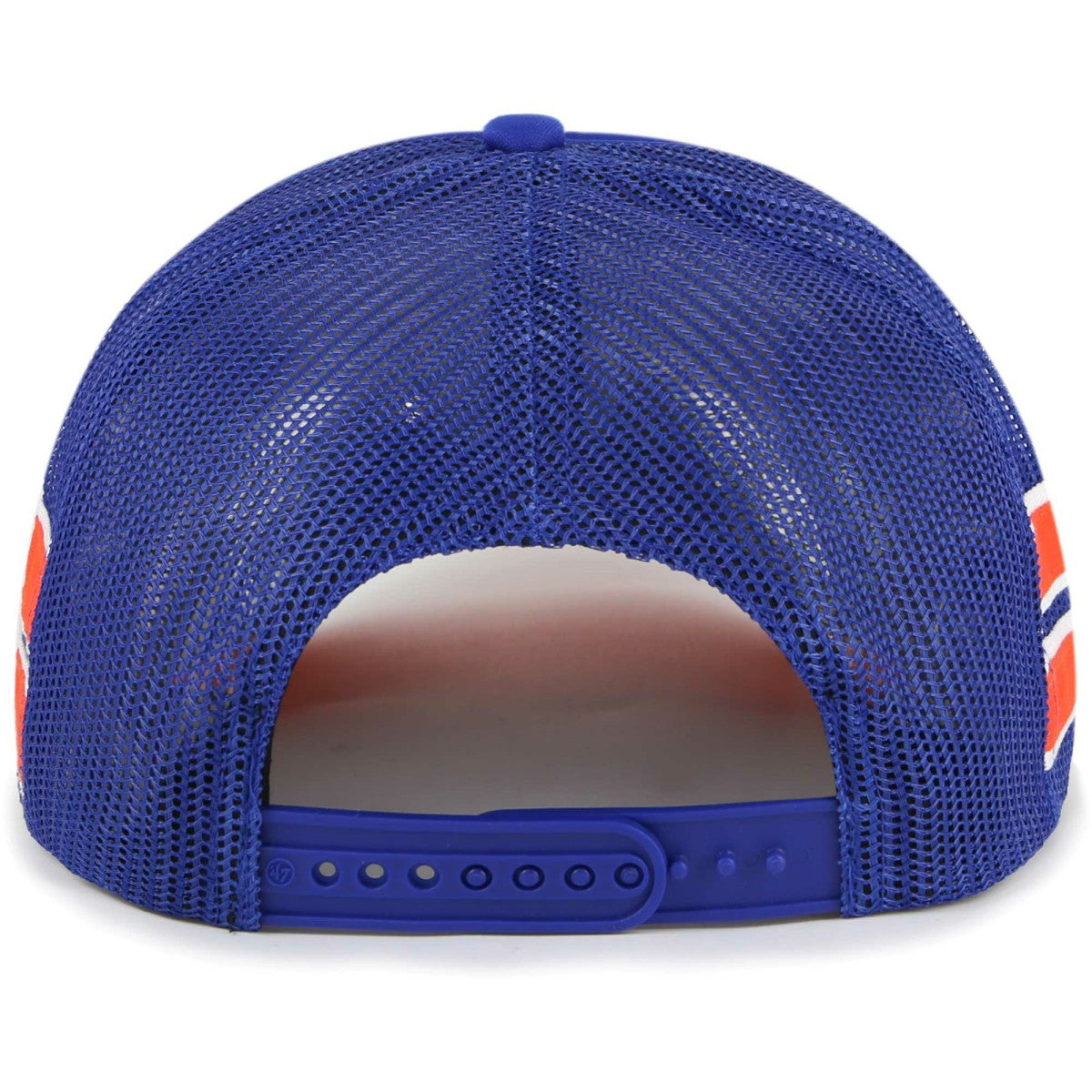 New York Knicks '47 Sidebrand Stripes Trucker Adjustable Hat Blue