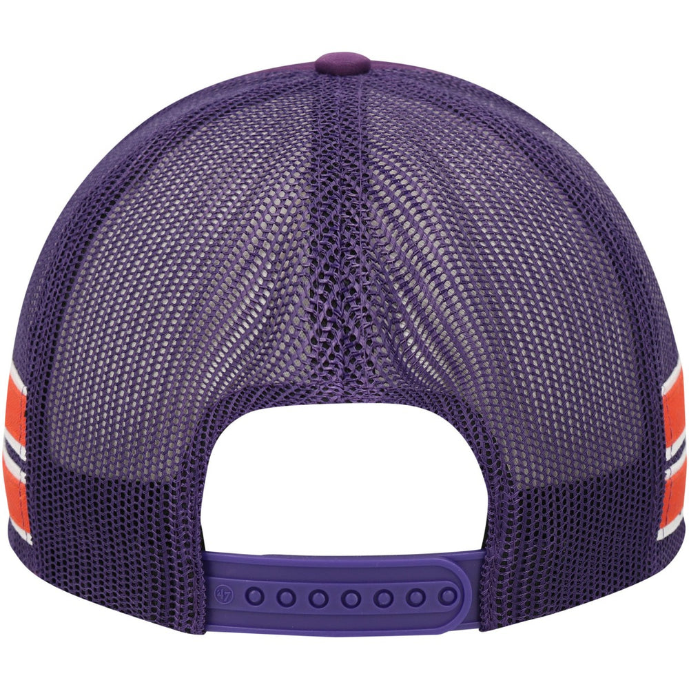 Phoenix Suns '47 Sidebrand Stripes Trucker Adjustable Hat Purple