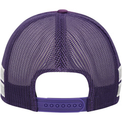Sacramento Kings '47 Sidebrand Stripes Trucker Adjustable Hat Purple