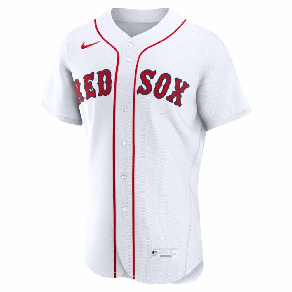 Boston Red Sox Nike Home Authentic Custom Jersey - White Jerseys