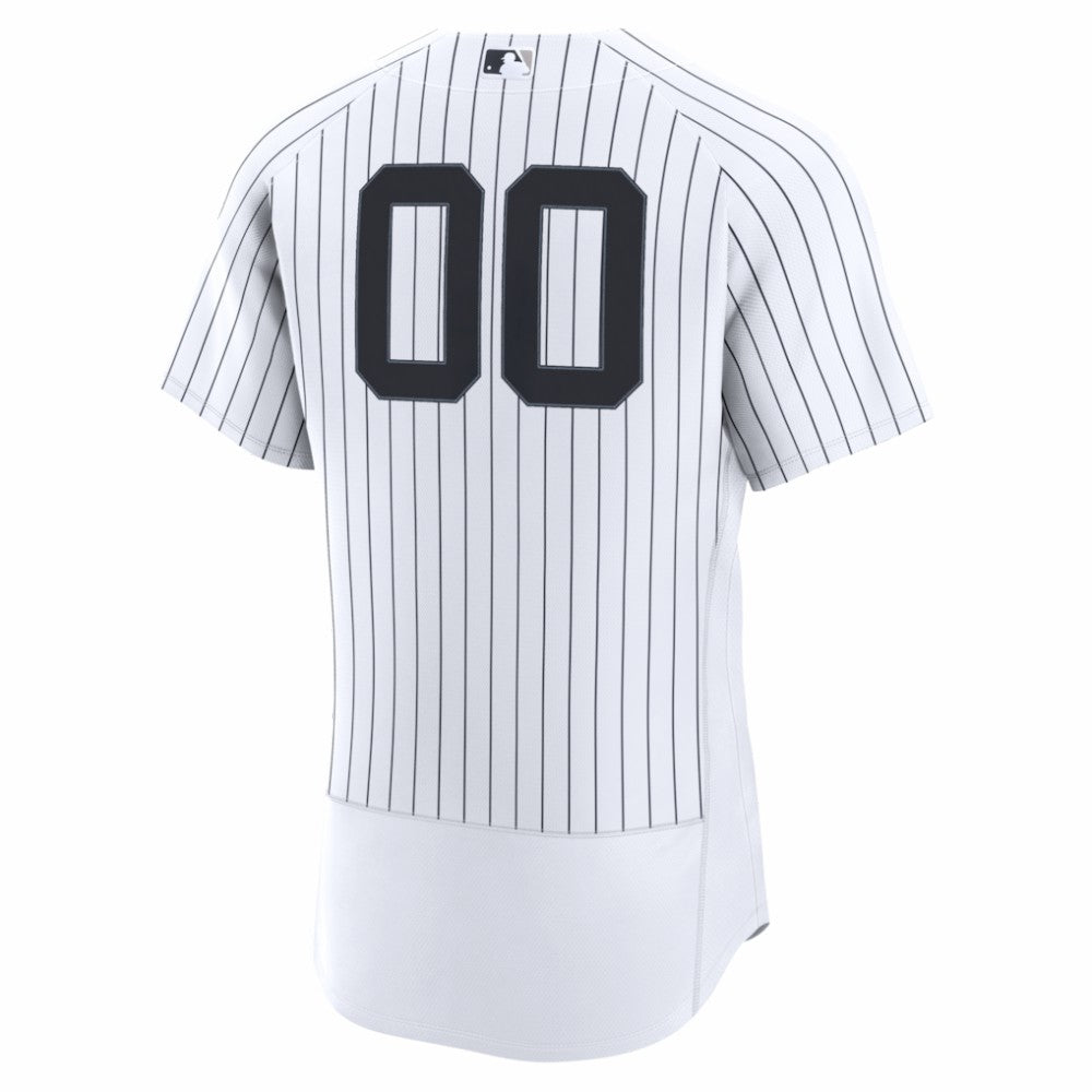 New York Yankees Nike Home Authentic Custom Jersey - White Jerseys