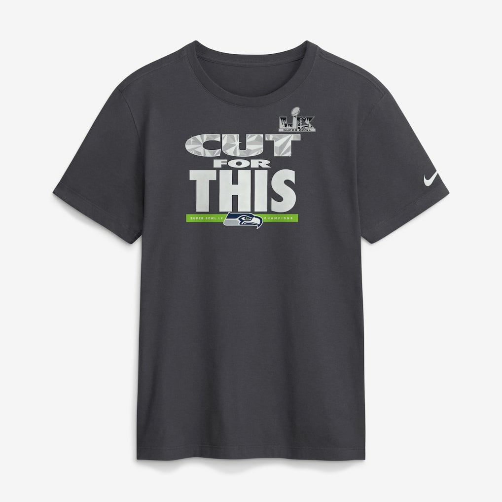 Seattle Seahawks Super Bowl LX Champions Pickoff Move Parade T-Shirt Anthracite