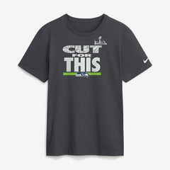 Seattle Seahawks Super Bowl LX Champions Pickoff Move Parade T-Shirt Anthracite