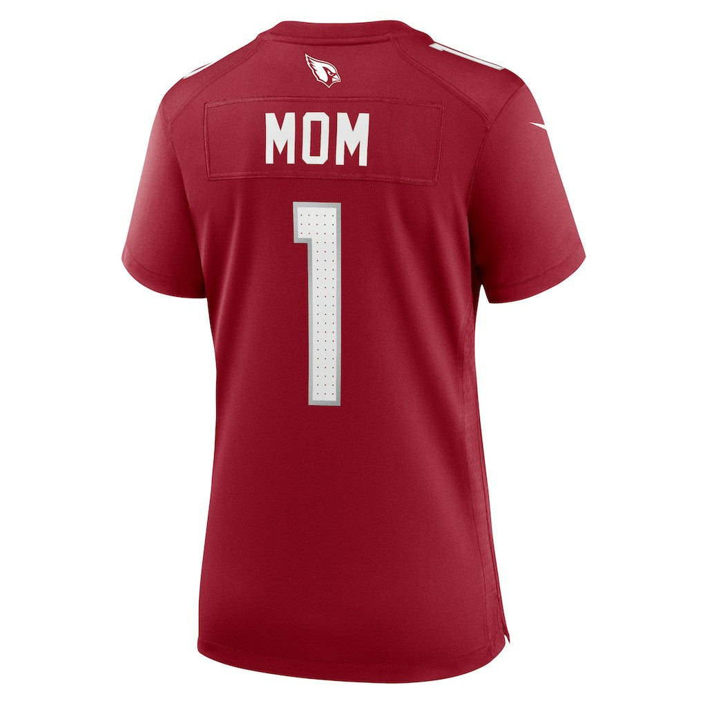 Number 1 Mom Arizona Cardinals Women's Game Jersey Cardinal