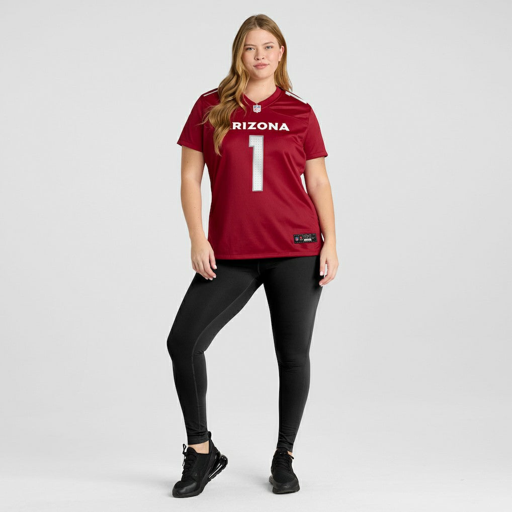 Number 1 Mom Arizona Cardinals Women's Game Jersey Cardinal