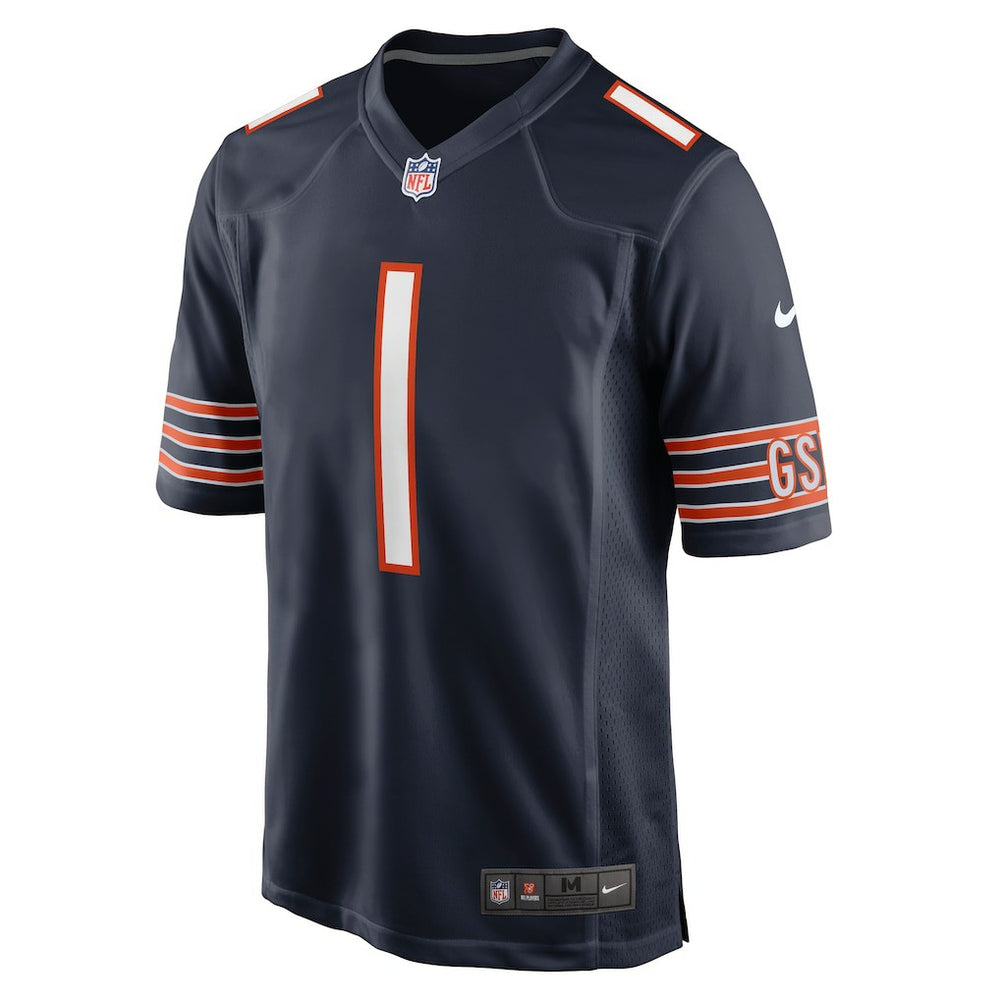 Number 1 Dad Chicago Bears Game Jersey Navy