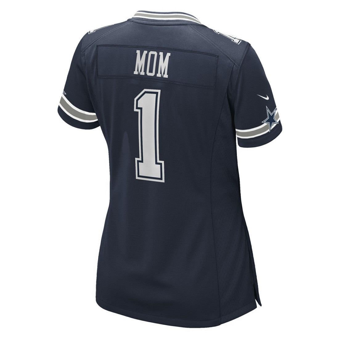 Number 1 Mom Dallas Cowboys Women's Game Jersey Navy