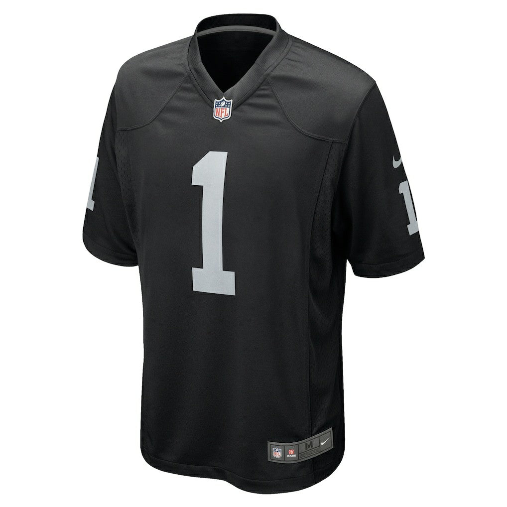 Number 1 Dad Las Vegas Raiders Game Jersey Black