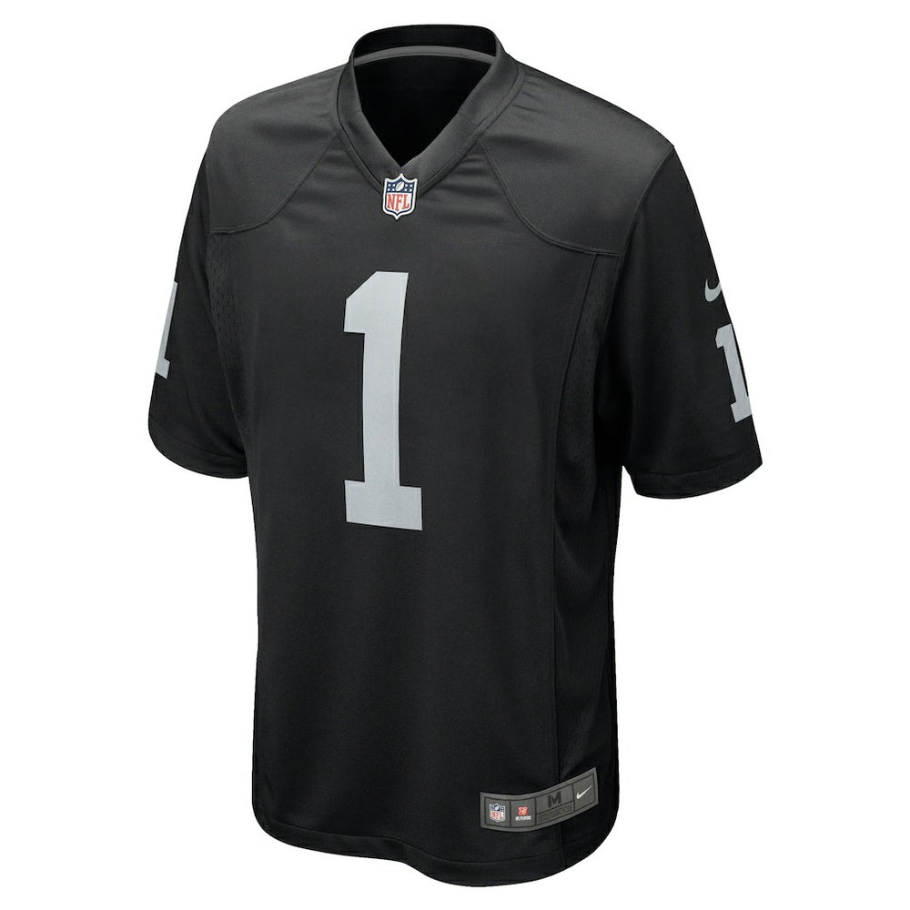 Number 1 Dad Las Vegas Raiders Game Jersey Black