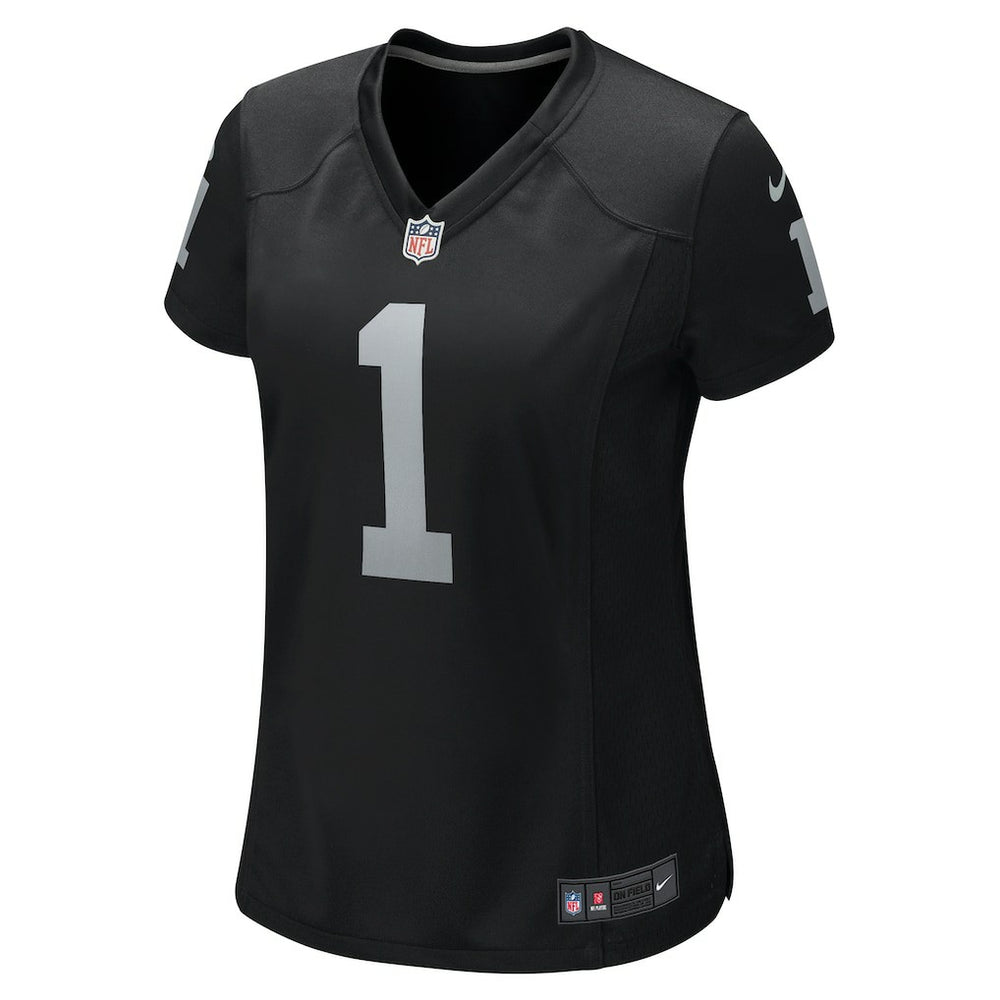 Number 1 Mom Las Vegas Raiders Women's Game Jersey Black