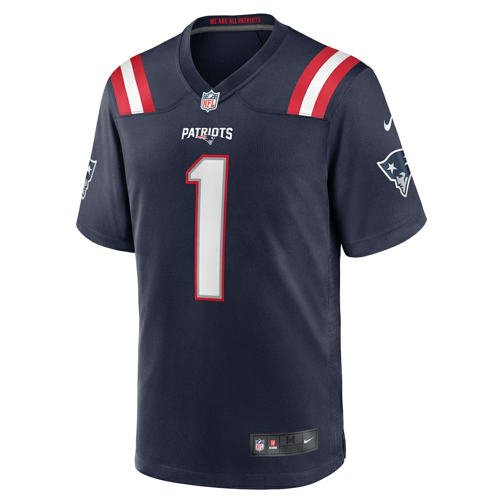 NFL Number 1 Dad New England Patriots Game Jersey - Navy