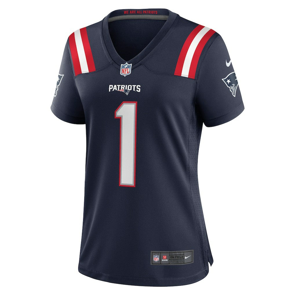 NFL Number 1 Mom New England Patriots Women's Game Jersey - Navy