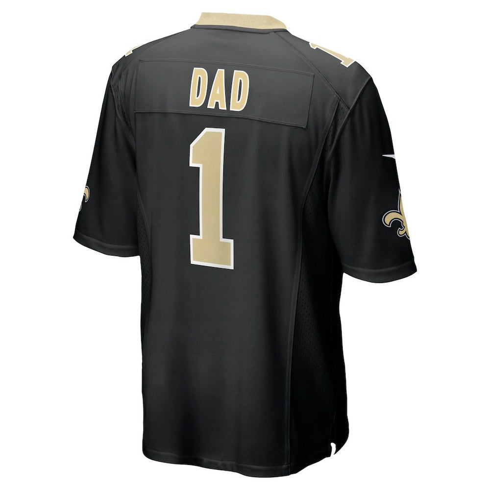 Number 1 Dad New Orleans Saints Game Jersey Black
