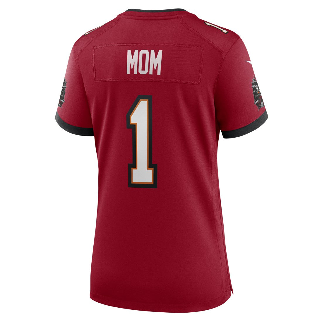 Number 1 Mom Tampa Bay Buccaneers Women's Game Jersey Red