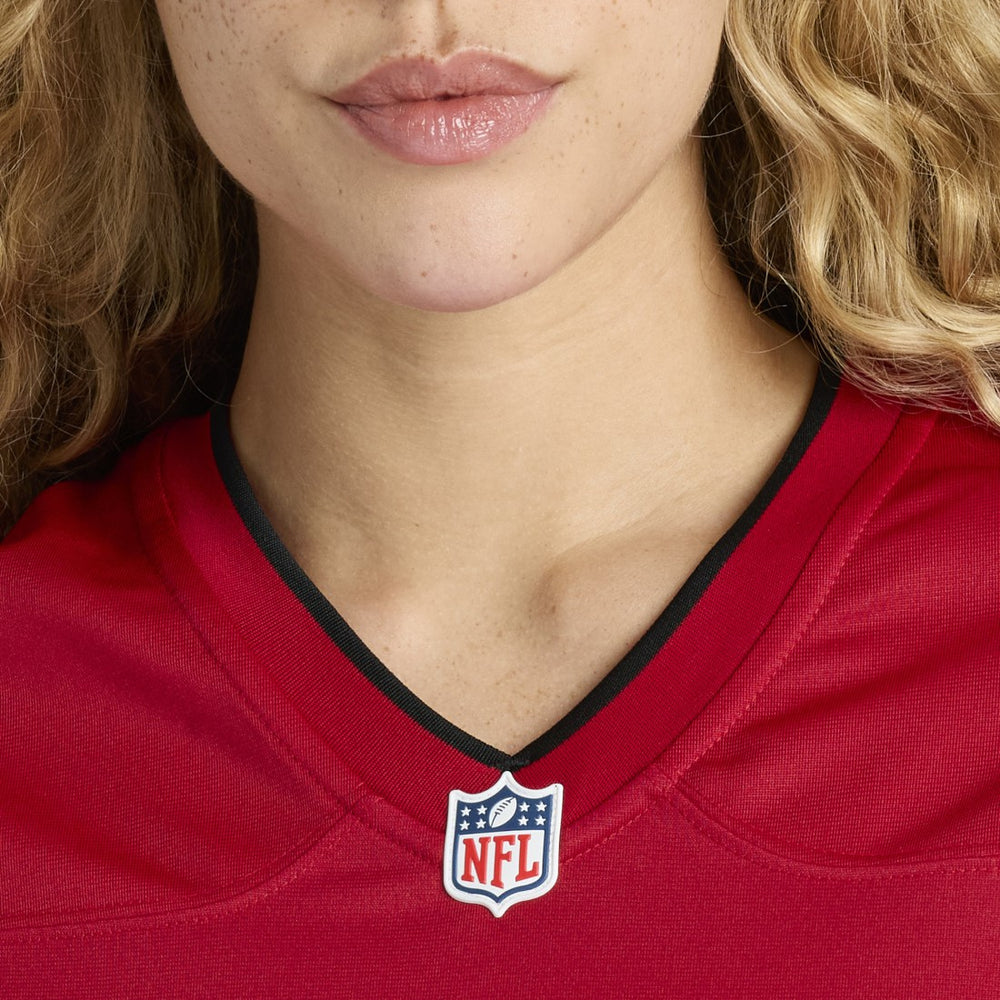 Number 1 Mom Tampa Bay Buccaneers Women's Game Jersey Red