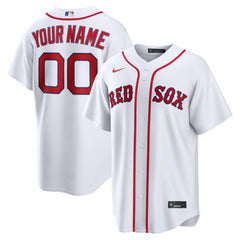 Boston Red Sox Nike Home Replica Custom Jersey - White Jerseys