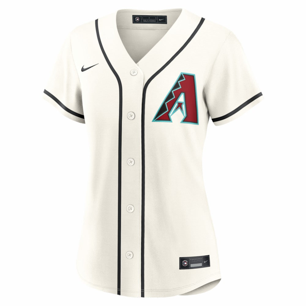 Arizona Diamondbacks Nike Women's Home Replica Custom Jersey - Cream Jerseys