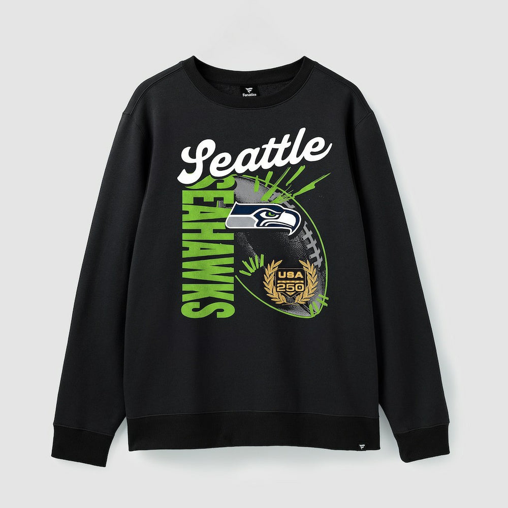 Seattle Seahawks USA 250 Gold Standard Team Heritage Fleece Sweatshirt Black