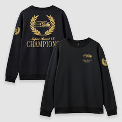 Seattle Seahawks Super Bowl LX Champions USA 250 NFL Gold Standard Fleece Sweatshirt Black