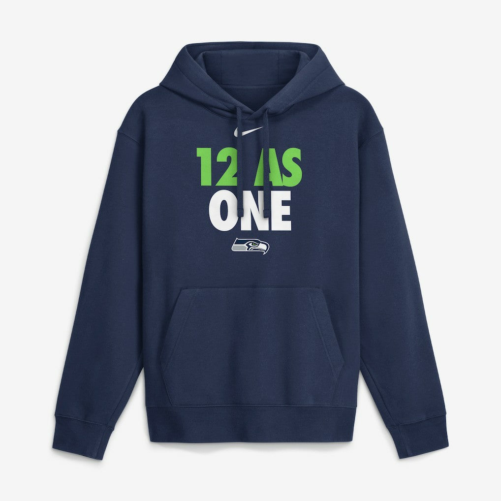 Seattle Seahawks 12 As One Hoodie Navy