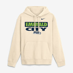 Seattle Seahawks Emerald City Club Fleece Hoodie Natural
