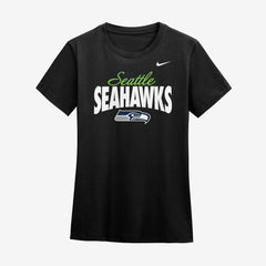 Seattle Seahawks Women's Club T-Shirt Black