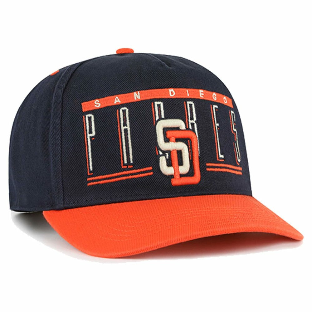 San Diego Padres '47  Double Headed Baseline Hitch Adjustable Hat - Navy Hats