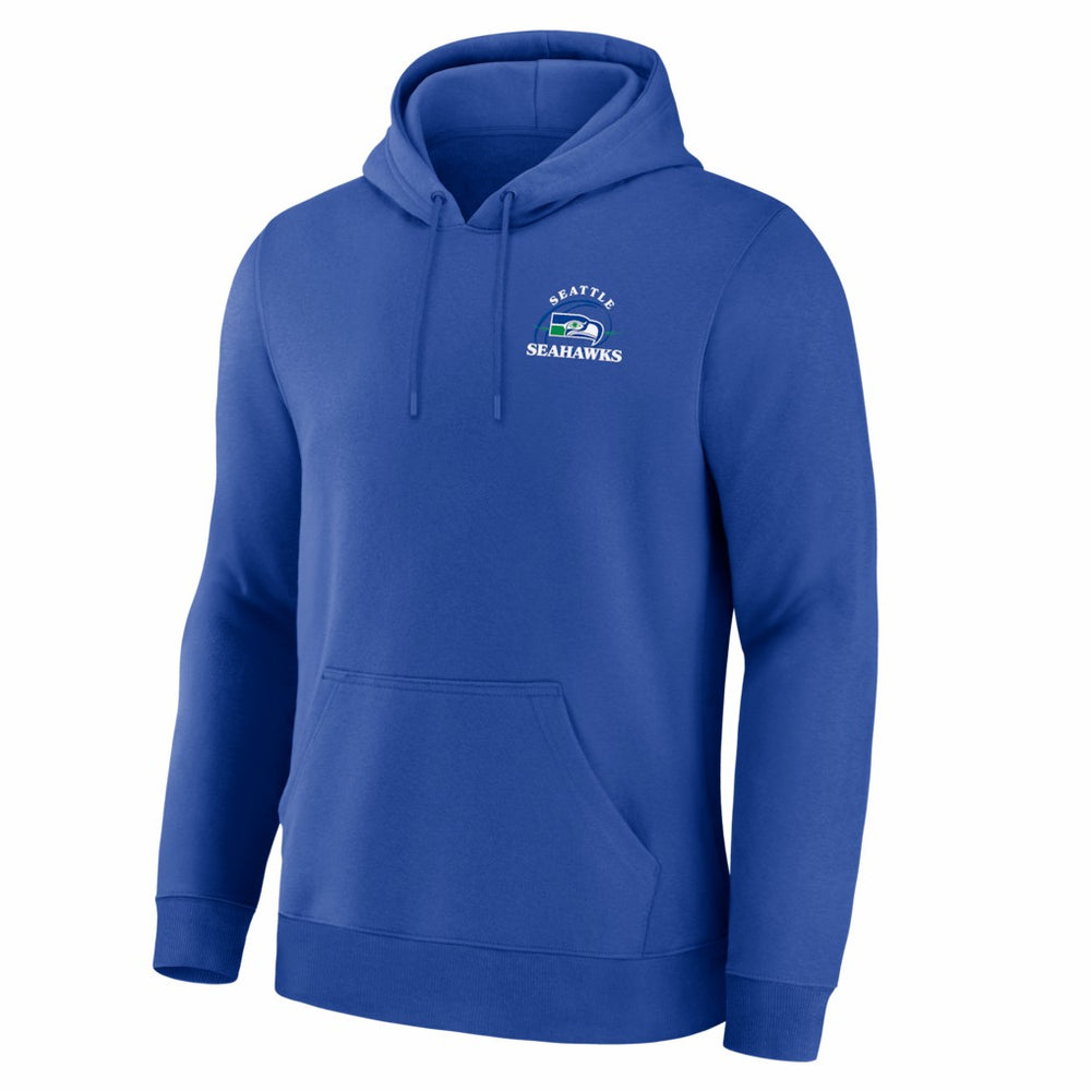 Seattle Seahawks Classic Scribble Legacy Fleece Hoodie Royal