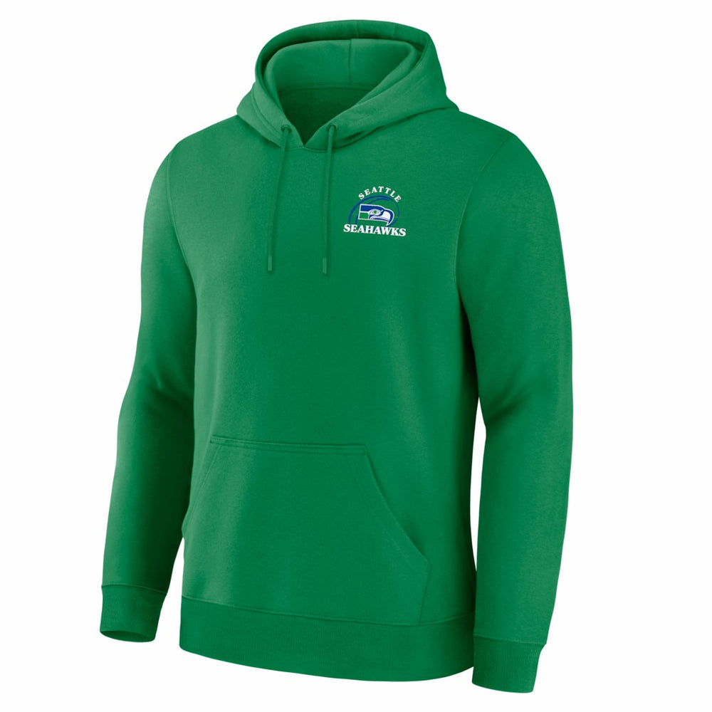 Seattle Seahawks Classic Scribble Legacy Fleece Hoodie Apple Green