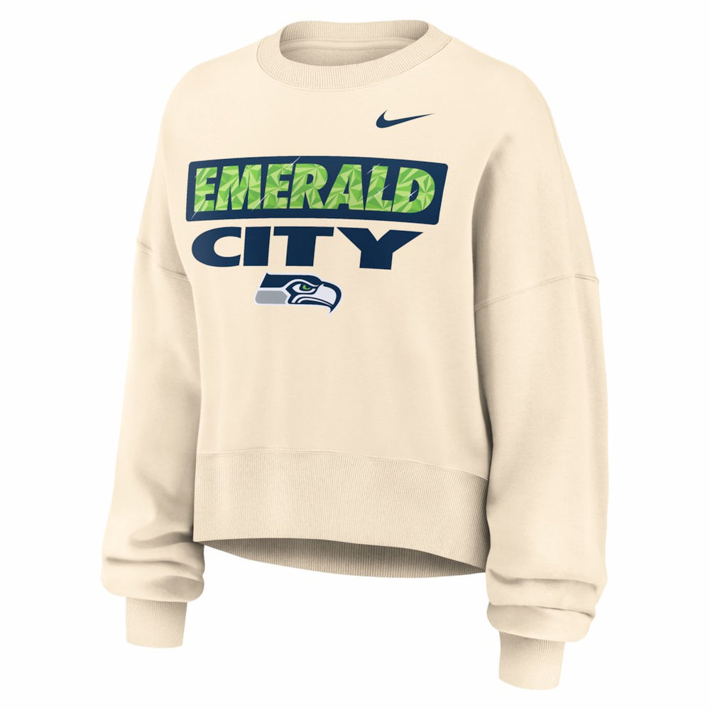 Seattle Seahawks Women's Deep Threat Phoenix Sweatshirt Natural