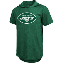 Ahmad Sauce Gardner New York Jets Majestic Threads Player Name & Number Tri-Blend Hoodie T-Shirt Heather Green