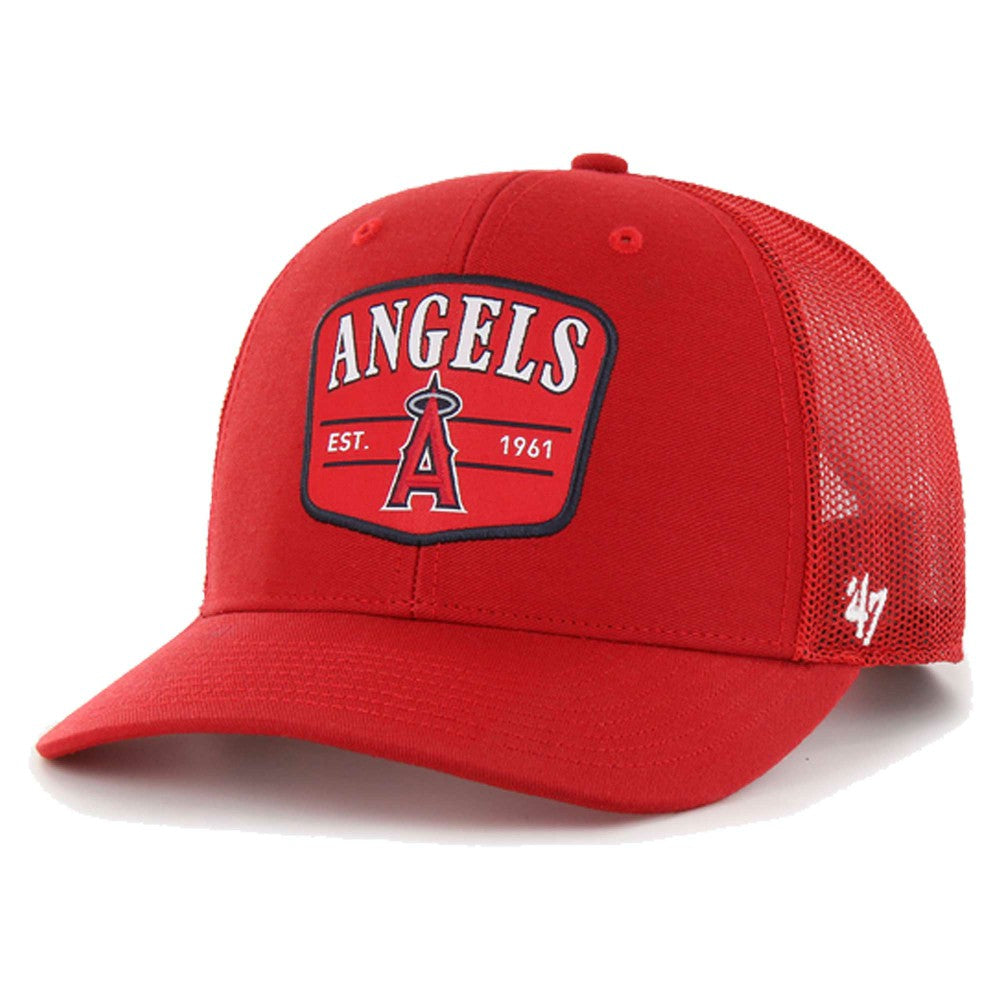 Los Angeles Angels '47 Squad Trucker Adjustable Hat - Red Hats