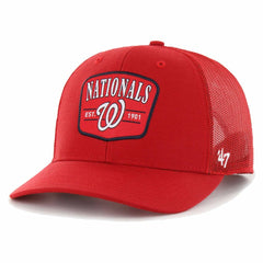 Washington Nationals '47 Squad Trucker Adjustable Hat - Red Hats