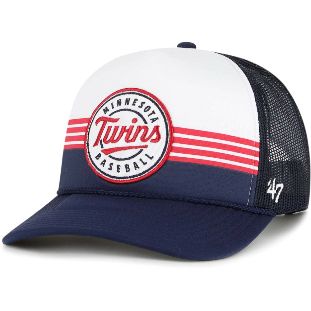 Minnesota Twins '47 Lift Off Foam Front Mesh Trucker Adjustable Hat - Navy Hats