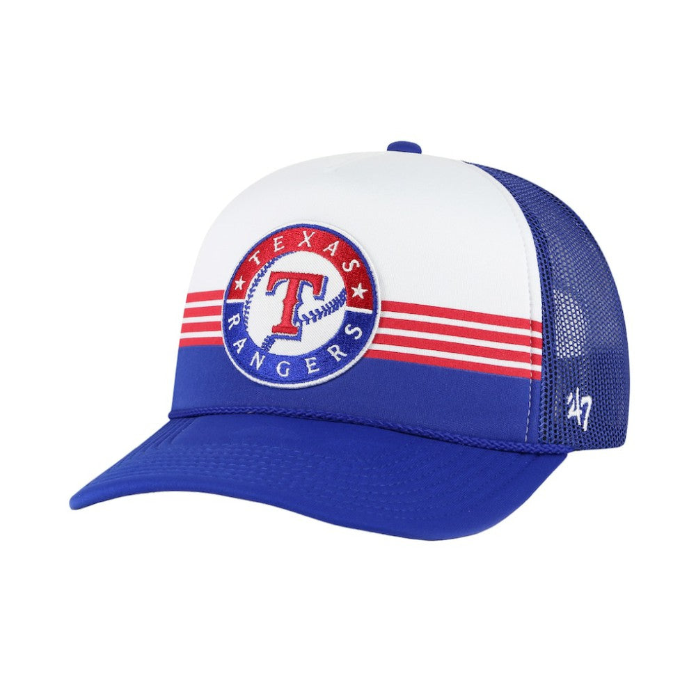 Texas Rangers '47 Lift Off Foam Front Mesh Trucker Adjustable Hat - Royal Hats
