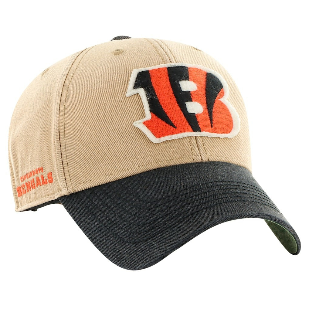 Cincinnati Bengals '47 Dusted Sedgwick MVP Adjustable Hat Khaki/Black