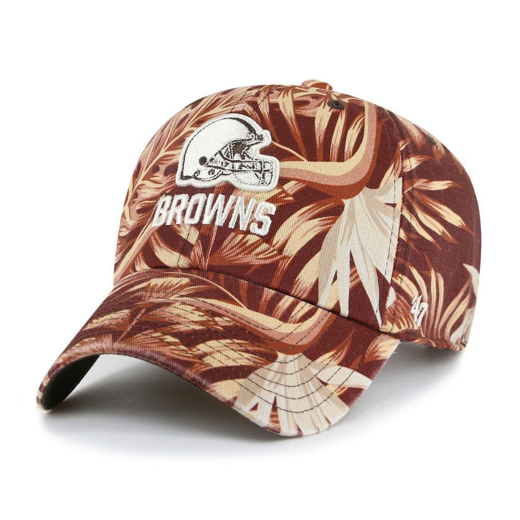 Cleveland Browns '47 Tropicalia Clean Up Adjustable Hat Brown