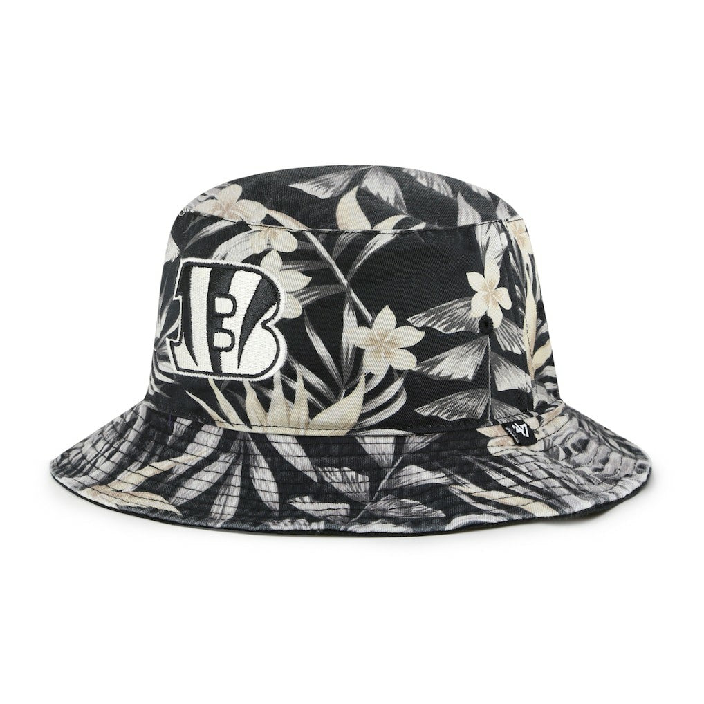Cincinnati Bengals '47 Tropicalia Bucket Hat Black