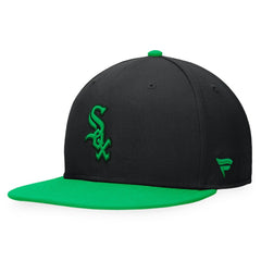 Chicago White Sox Fanatics Lucky Snapback Hat - Black/Kelly Green Hats