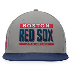 Boston Red Sox Fanatics Line Drive Two-Tone Snapback Hat - Gray/Navy Hats