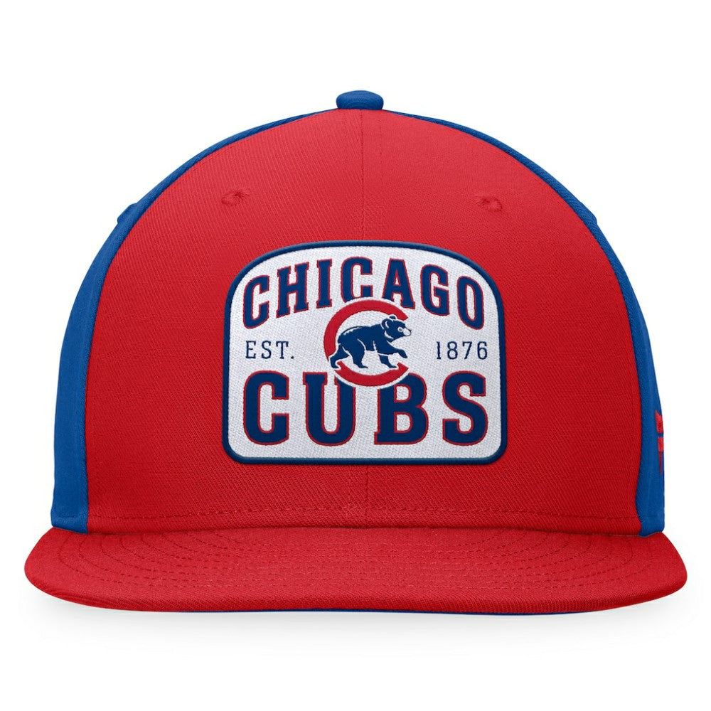 Chicago Cubs Fanatics Cycle Snapback Hat - Red/Royal Hats