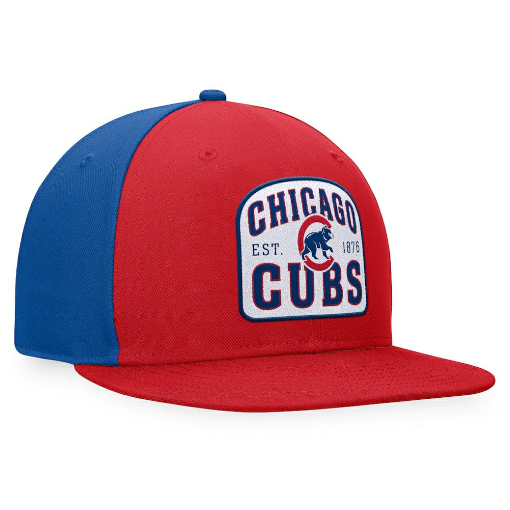 Chicago Cubs Fanatics Cycle Snapback Hat - Red/Royal Hats