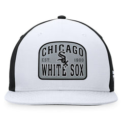 Chicago White Sox Fanatics Cycle Snapback Hat - White/Black Hats